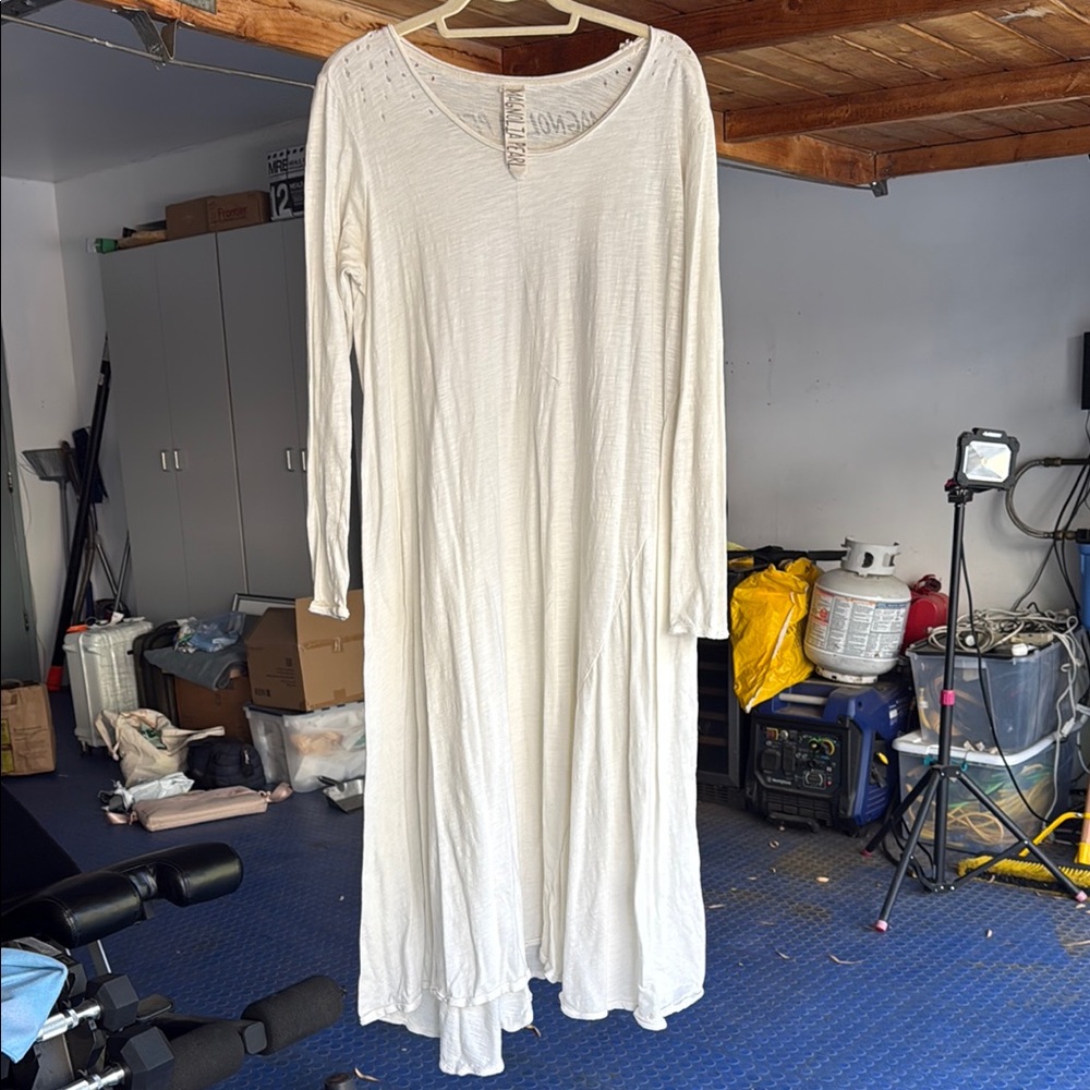 Magnolia Pearl Cream Long Sleeve Dress